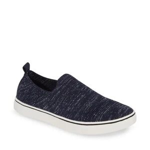 Bernie Mev Leviah Slip On Sneaker Black Silver Fabric